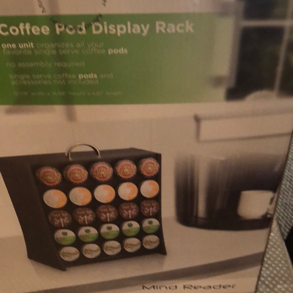 NWT Mind Reader 50 coffee pod display rack NWT - Picture 5 of 5